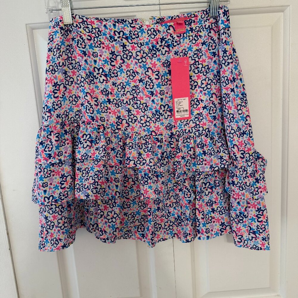 Lilly Pulitzer floral mini skirt